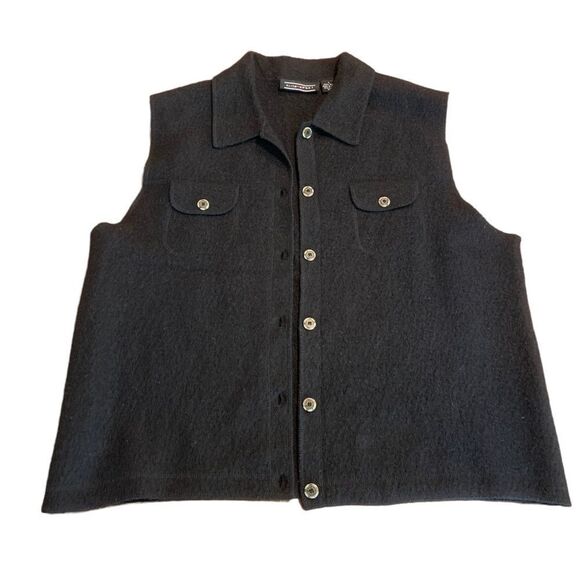 100% Wool Sweater Vest Women’s Elite Sport Large - Picture 1 of 7